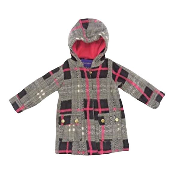 Madden Girl Plaid Toddler Coat